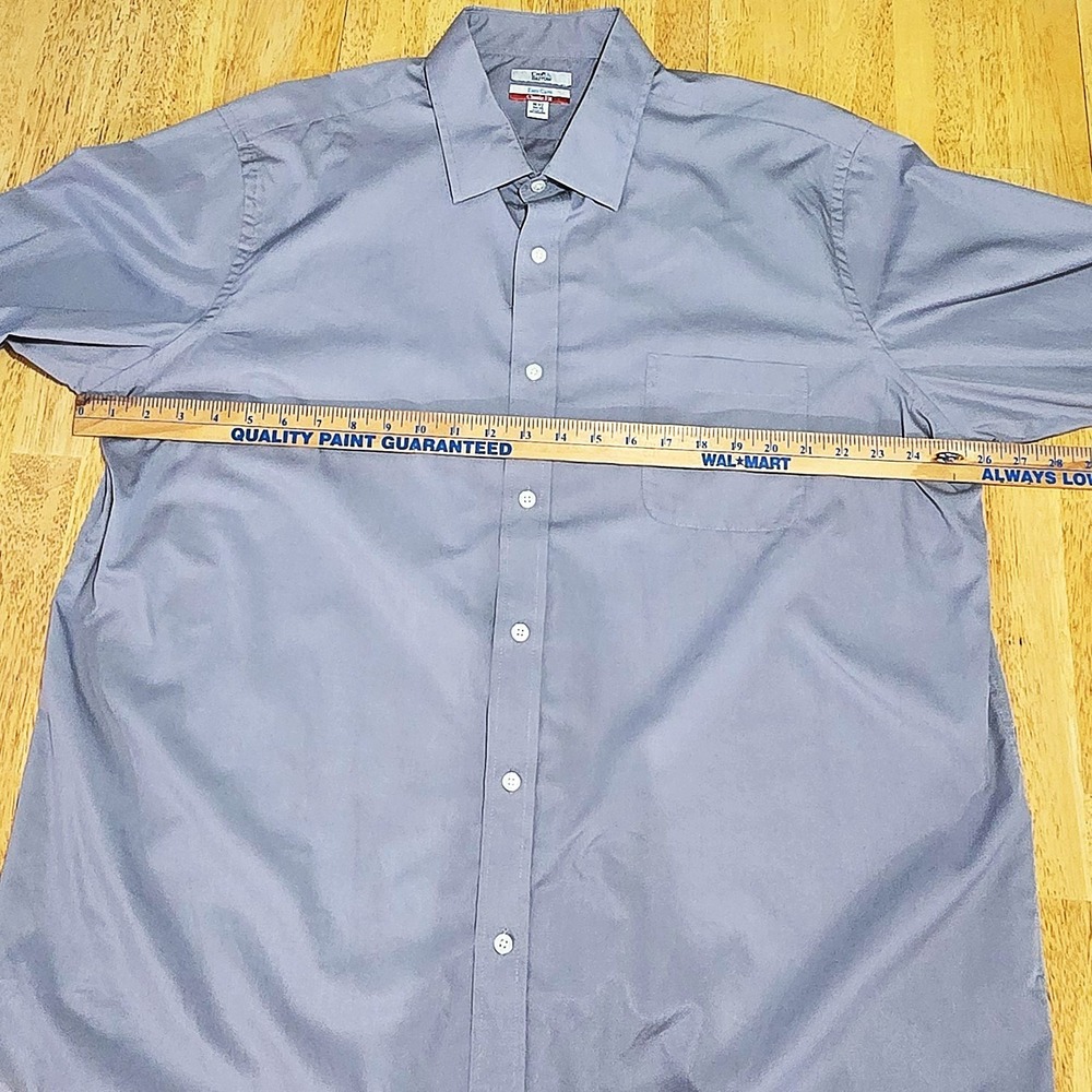 Mens Croft and Barrow Easy Care Classic Fit shirt xl 18.5 x 34/35